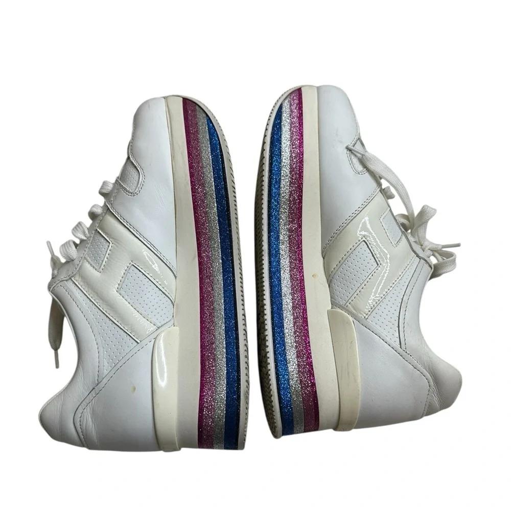 Hogan White Athletic Shoes for Women size 9.5, pre-owned
